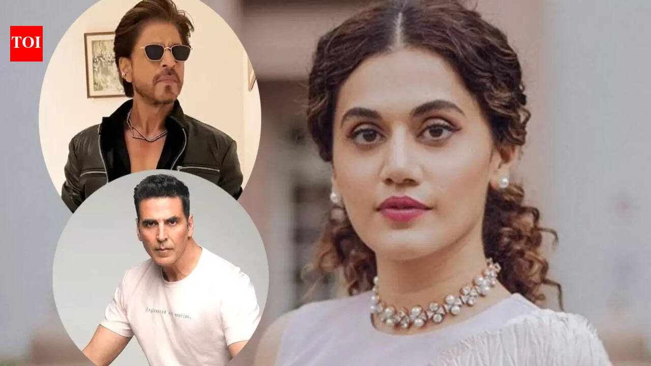 Taapsee Pannu says Shah Rukh Khan, Akshay Kumar don't have big entourages, questions producers for giving work to 'delusional' actors with huge teams |