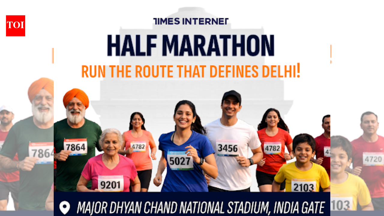 Delhi prepares for a citywide celebration of running and fitness with Times Internet Delhi Half Marathon | India News