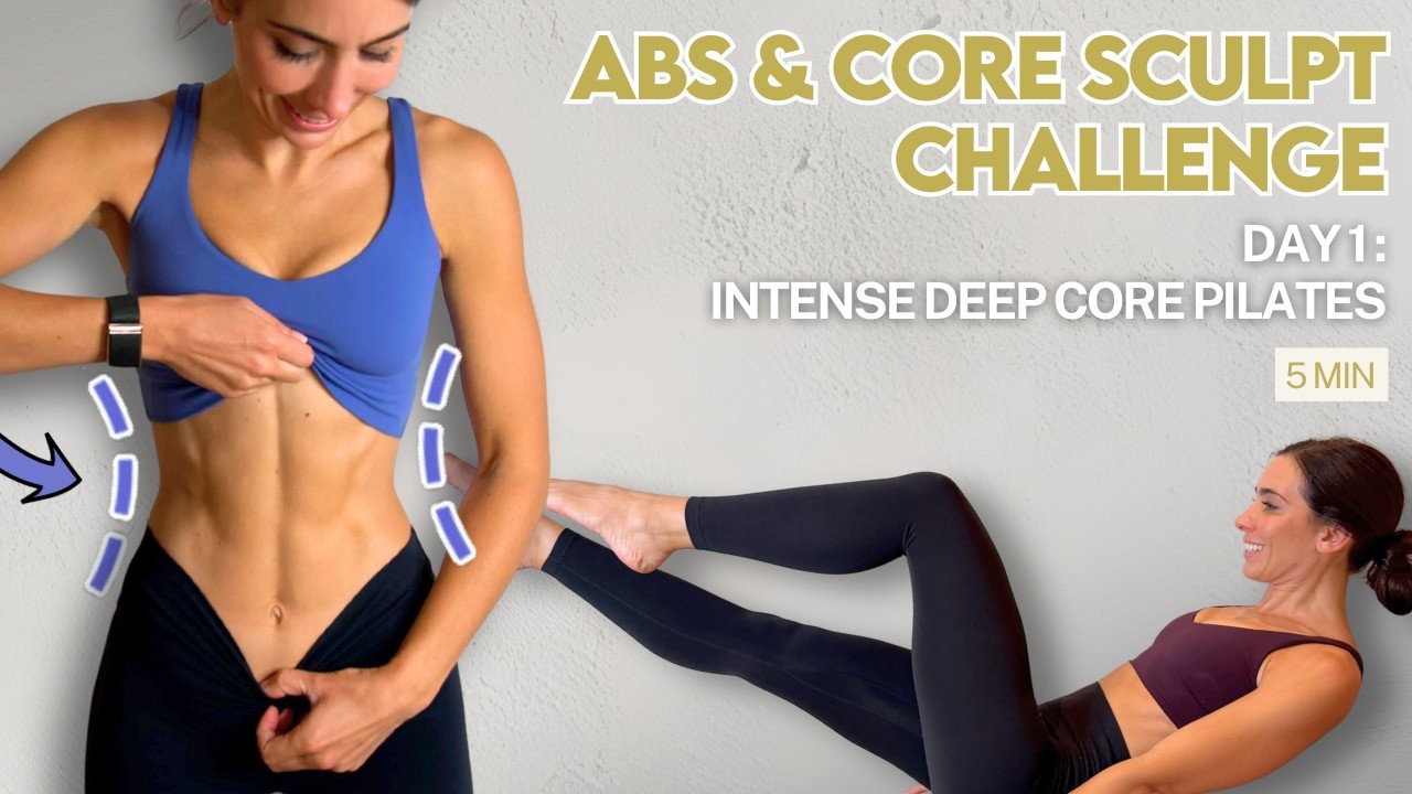 5 Min Intense Deep Core Workout | Advanced Abs at Home Workout - YouTube
