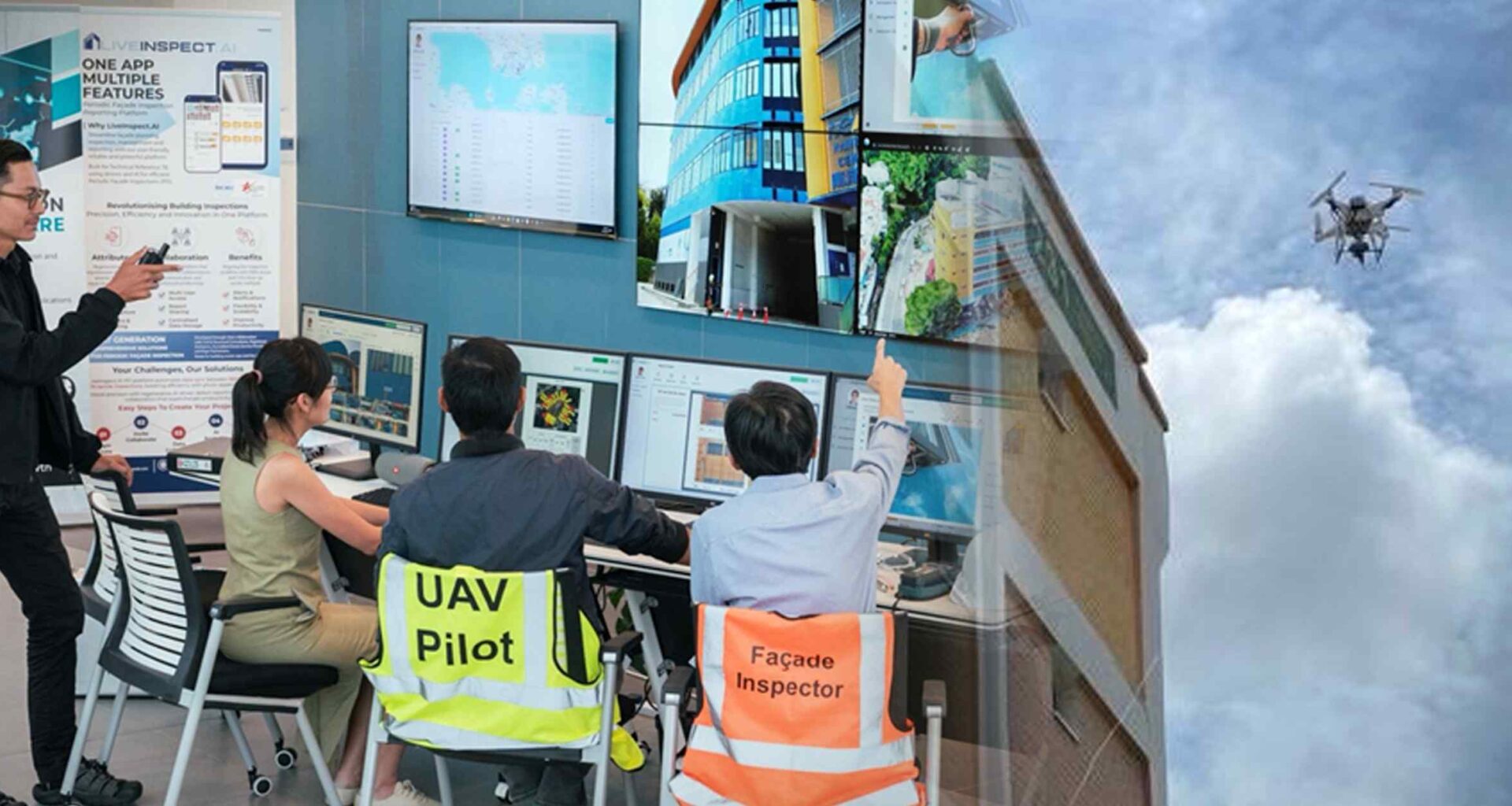 Panasonic's AI tech helps drones inspect Singapore buildings