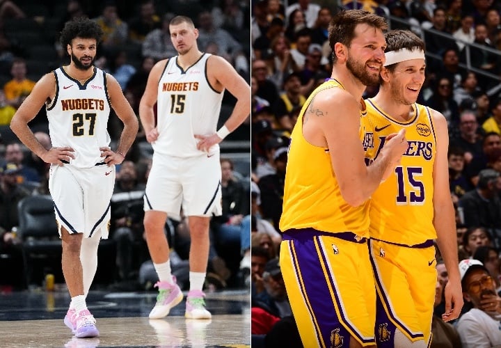 Jamal Murray, Nikola Jokić, Luka Dončić, Austin Reaves