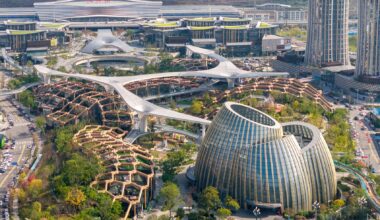 Yibin High-Speed Railway Station Gateway Development by Pelli Clarke & Partners