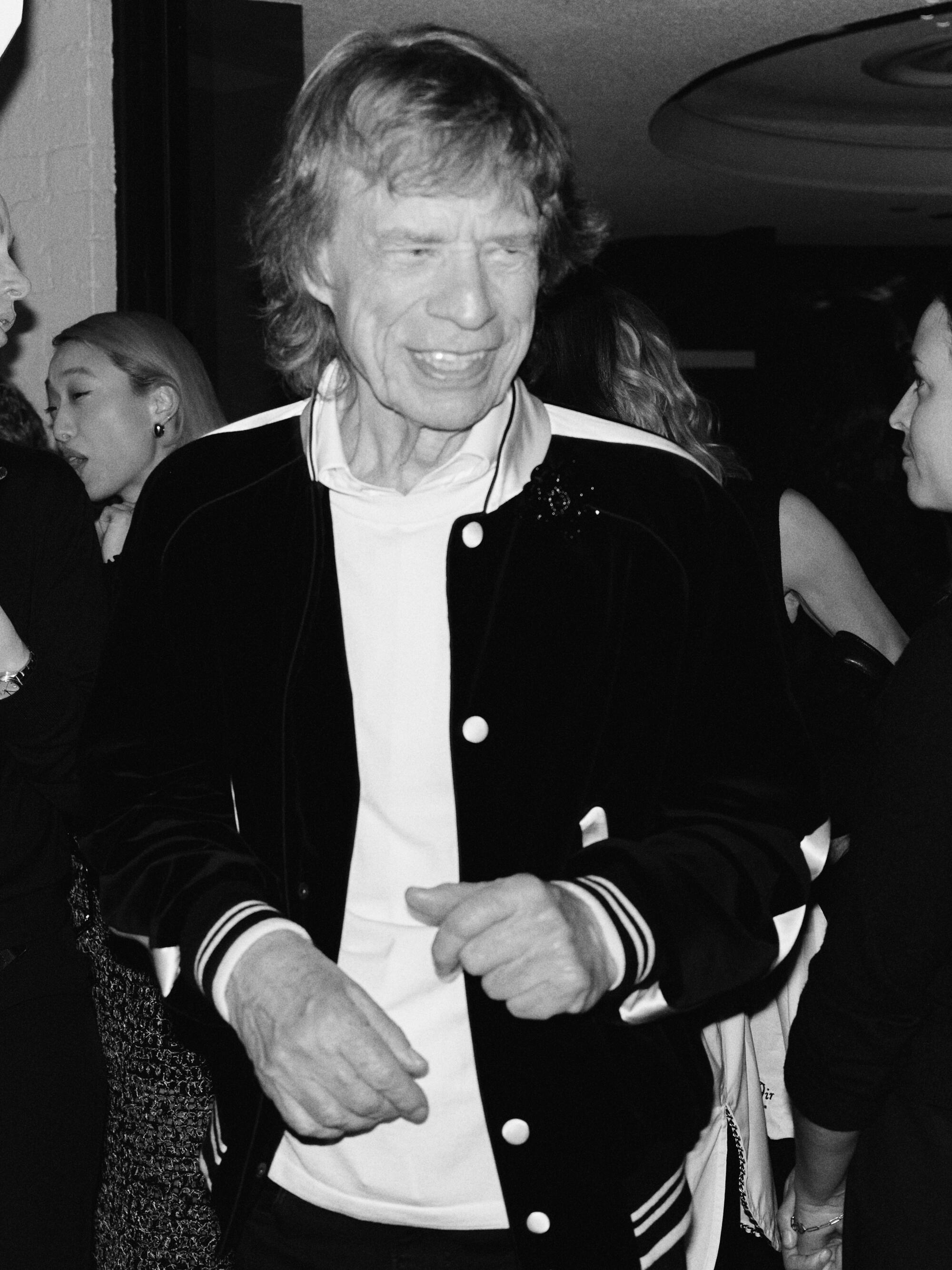 Mick Jagger at at the Chanel dinner