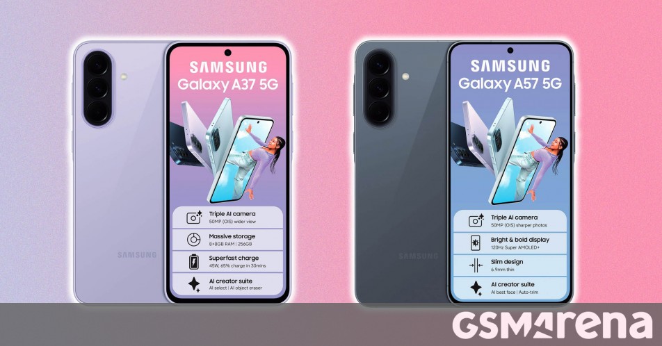 Samsung Galaxy A37 and Galaxy A57 are already listed in South Africa