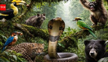 From a venomous snake and a creature that smells like popcorn