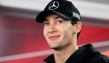George Russell recreates iconic "Tokyo Drift" scene in Mercedes Japanese GP shoot