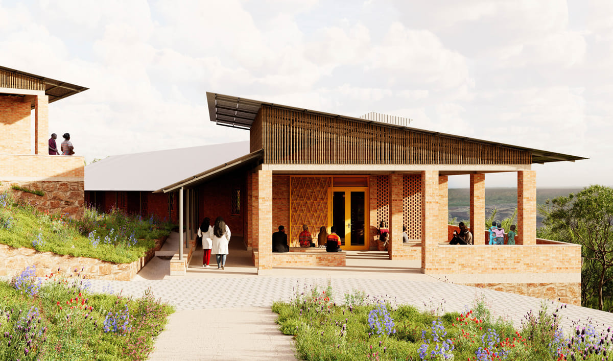 Kéré designs Burundi health pavilions with local clay bricks and granite | News