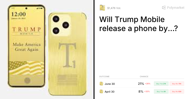 Will Trump Mobile release a phone by...? Predictions & Od...