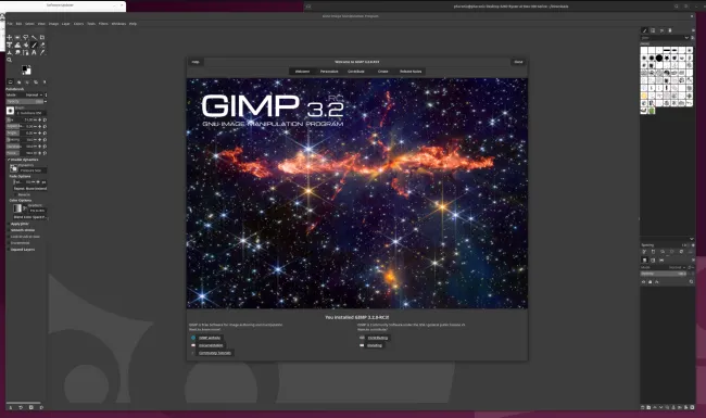 GIMP 3.2 on Linux
