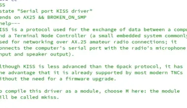 MKISS Kconfig