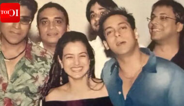 Ameesha Patel shares EPIC throwback photo with Salman Khan from her birthday bash in Los Angeles |