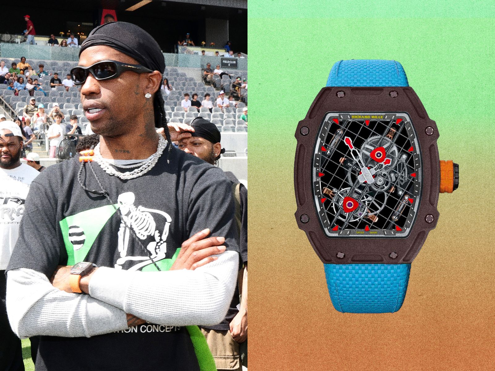 Image may contain Denise Feierabend Bill Kenney Baseball Cap Cap Clothing Hat TShirt Wristwatch Face and Head