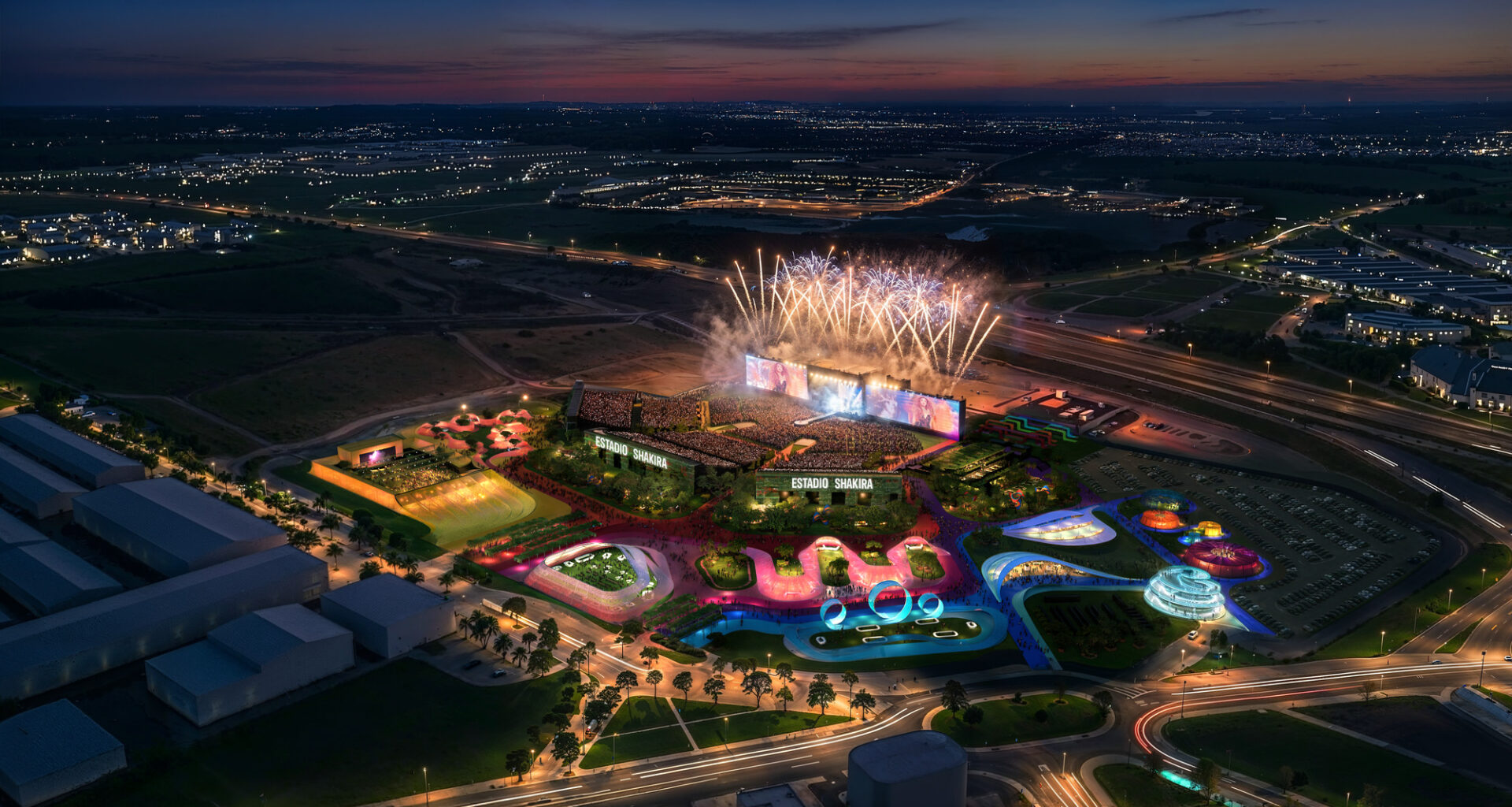 Pop Star Architecture: BIG Designs Multi-Use Stadium for Shakira’s World Tour in Madrid, Spain