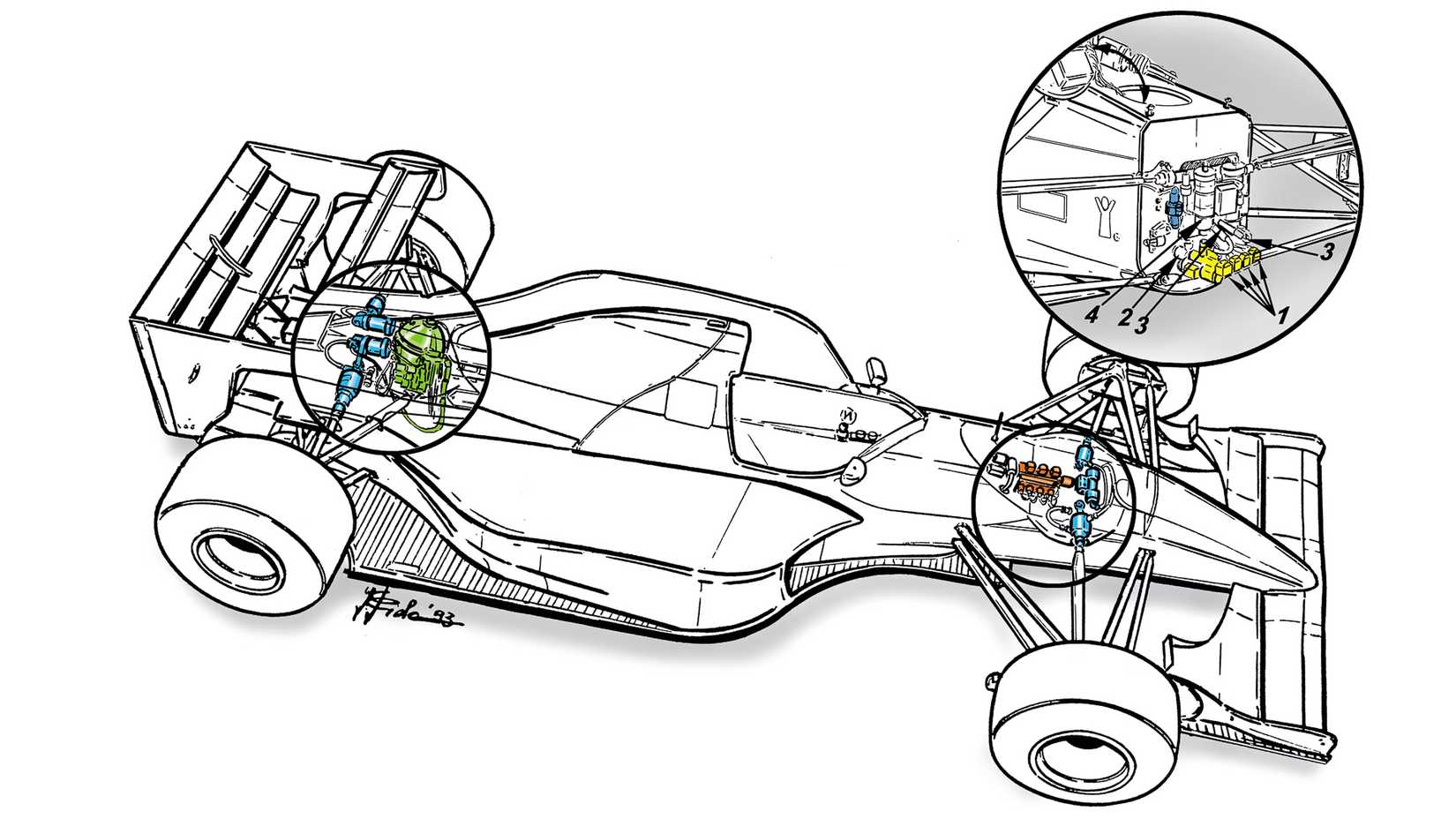 1993 Williams FW15C-8