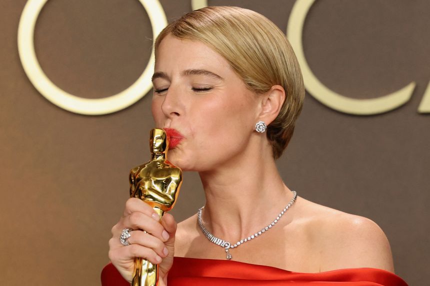 Jessie Buckley fulfilled what felt like destiny and won best actress in a leading role.