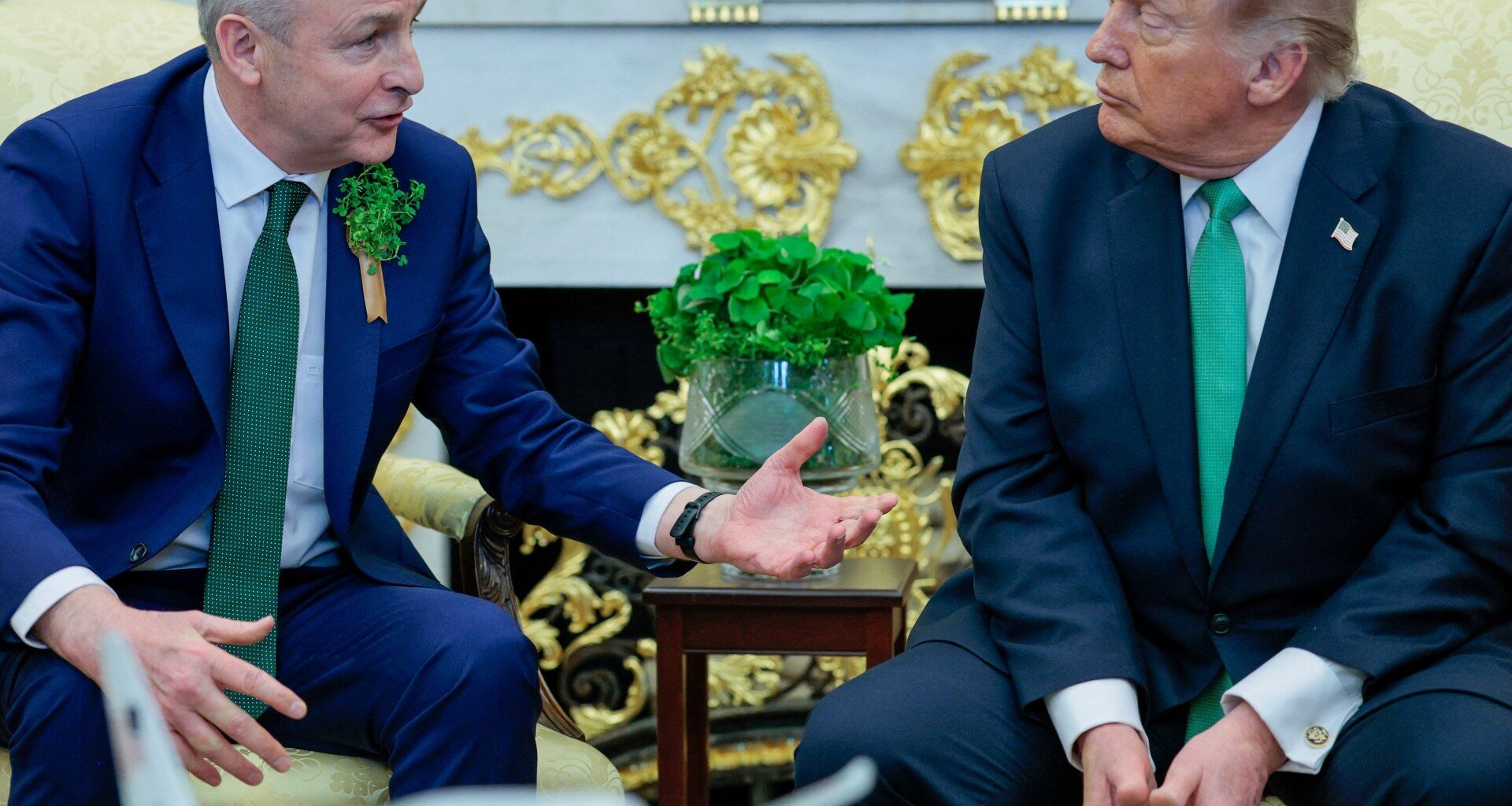 Ireland’s Micheal Martin and Trump in awkward St Patrick’s Day exchange | US-Israel war on Iran News