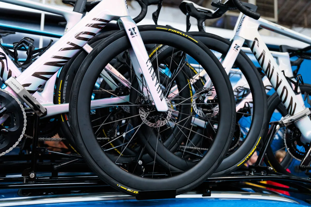 Mathieu van der Poel Canyon Aeroad CFR at 2026 Omloop Het Nieuwsblad
