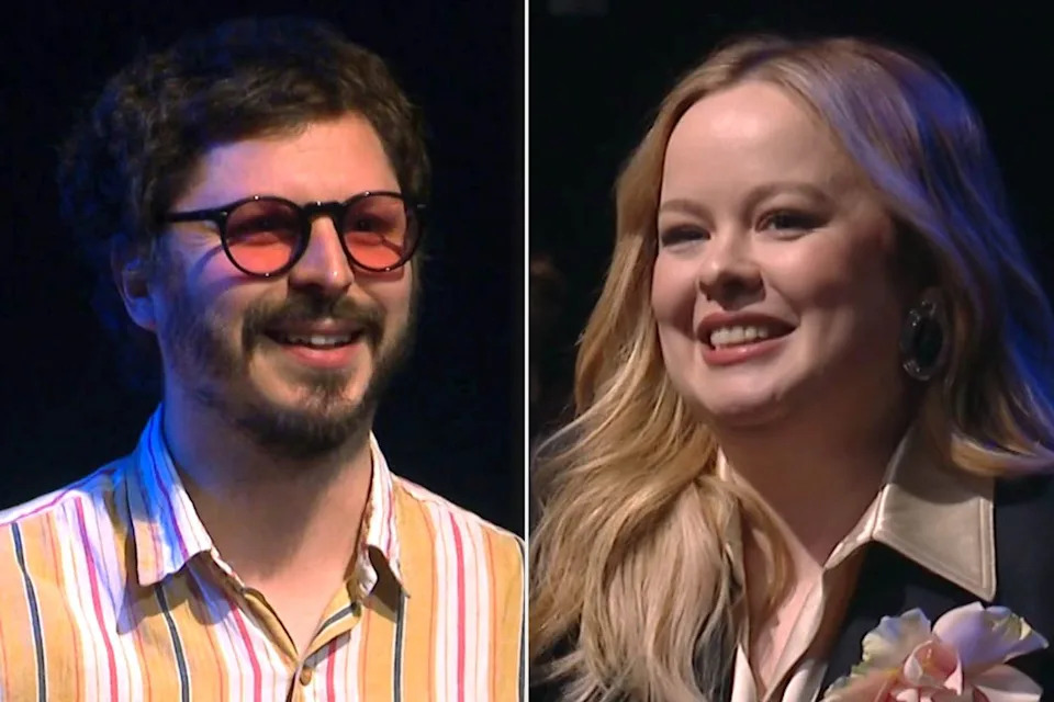 Michael Cera and Nicola Coughlan on 'Saturday Night Live UK'Credit: Sky One