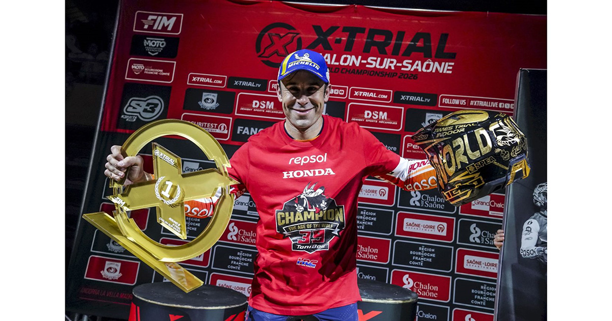 ＜FIM X-Trial World Championship＞Toni Bou Wins 20th Consecutive FIM X-Trial World Championship Title