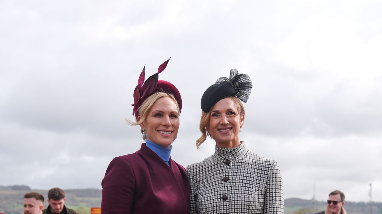 Double date! Mike and Zara Tindall join her brother Peter Phillips and his elegant fiancée Harriet Sperling for the final day of Cheltenham