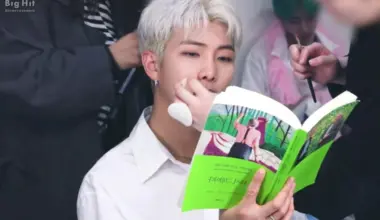 BTS leader RM is an avid and omnivorous reader.