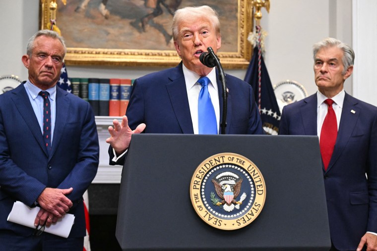 Image: donald trump politics political politician rfk jr robert f kennedy jr mehmet oz dr