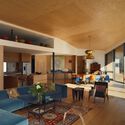 Artist Residence and Studio in NY / Horizontal Design - Interior Photography, Wood, Table, Chair, Sofa, Lighting