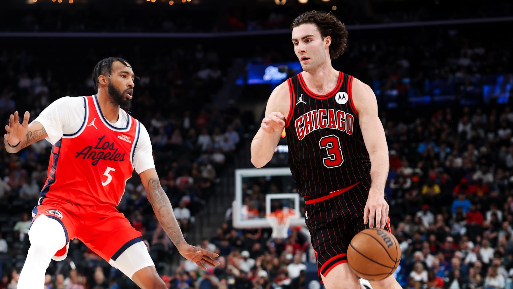Bulls wrap up West Coast trip with 119-108 loss to Clippers, Giddey passes MJ in career triple-doubles - NBA