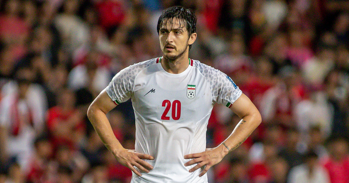 Soccer star Sardar Azmoun left out of Iran's squad after reports he was cut over disloyalty to government