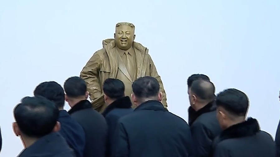 Stone sculpture of Kim Jong-un cements North Korean leader’s legacy