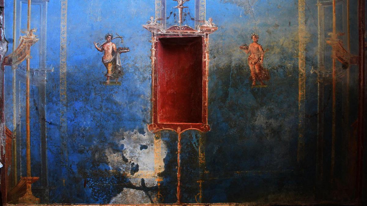 Blue was the colour for Pompeii’s priciest paint
