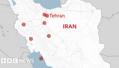 US and Israeli strikes on Iran in maps - BBC