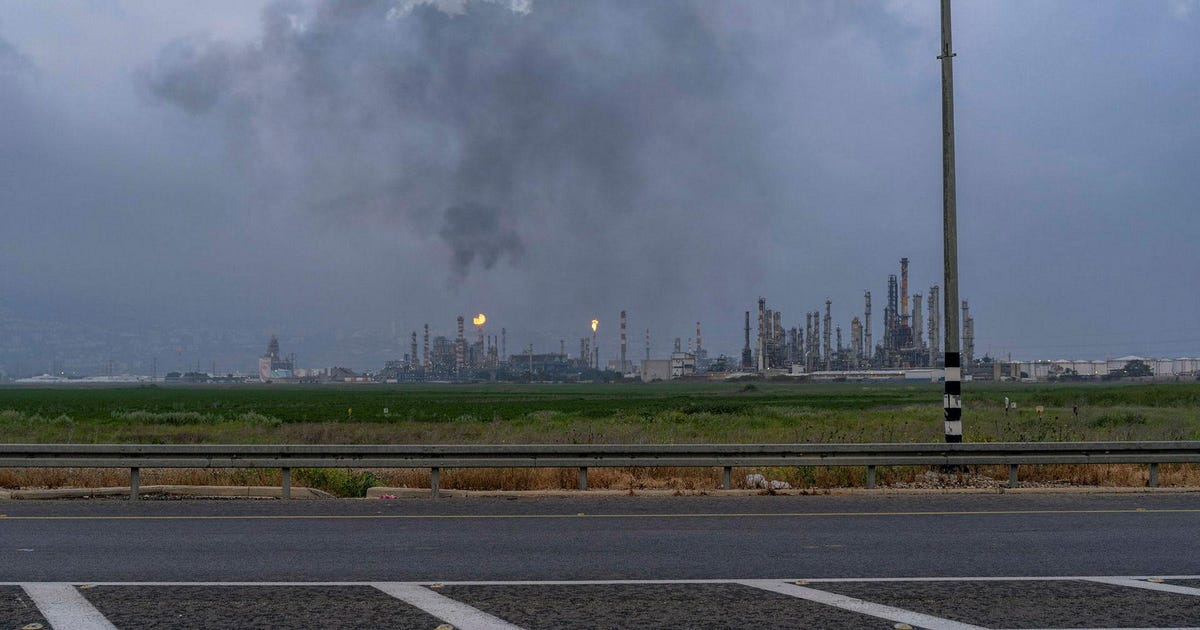 Israel's Reliance on Oil Facilities Exposes Residents to Environmental Risks During Wartime