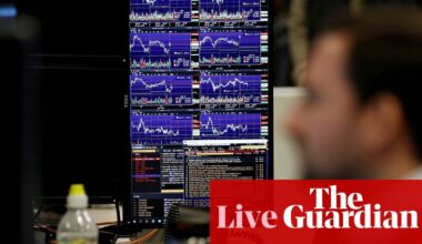 Markets slide on report US to send more troops to Middle East, as UK borrowing costs hit highest since 2008 – business live | Business