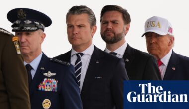 Trump joins families of six slain US service members at Dover air force base | US-Israel war on Iran