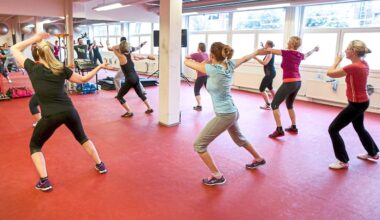 Gym classes, turn down the music volume! 