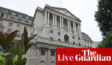 Gas prices surge 25% as Middle East crisis escalates; Bank of England expected to leave interest rates on hold – business live | Business