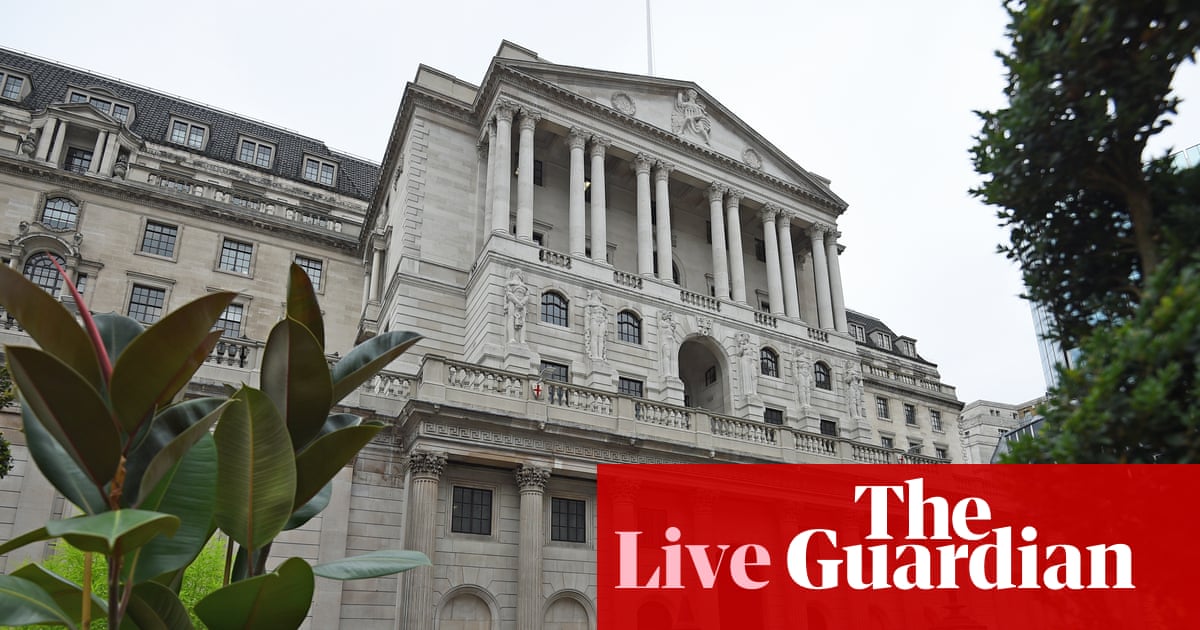 Gas prices surge 25% as Middle East crisis escalates; Bank of England expected to leave interest rates on hold – business live | Business
