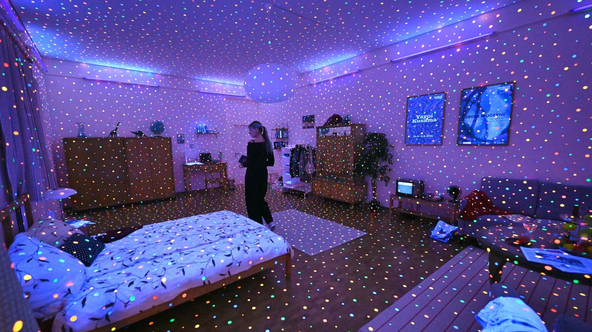 Japanese artist Kusama’s retrospective debuts at German museum