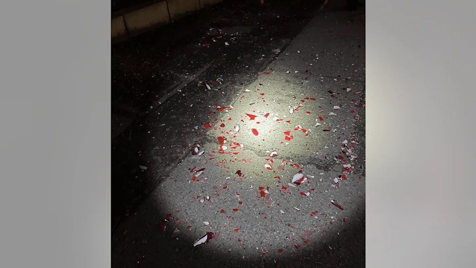 <div>Damage at the Chihuly Garden and Glass museum on March 16, 2026.</div><strong>(Seattle Police Department)</strong>