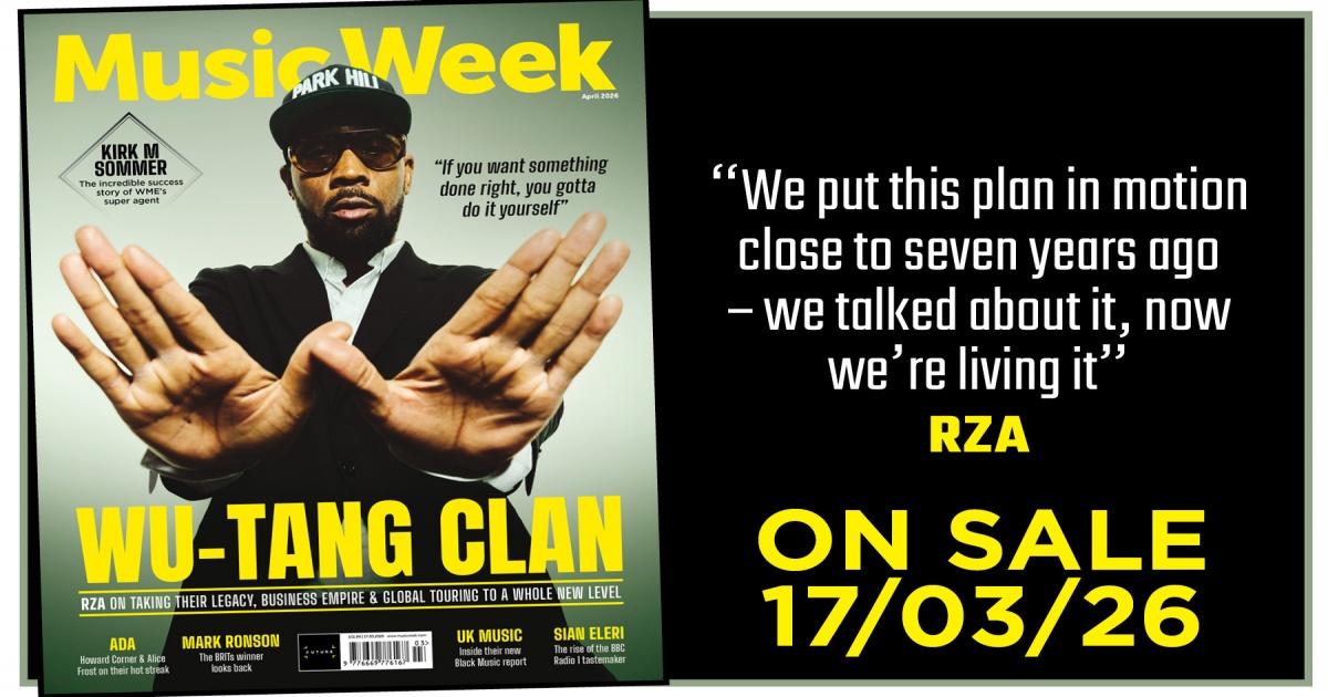 Wu-Tang Clan's RZA covers the April edition of Music Week | Media