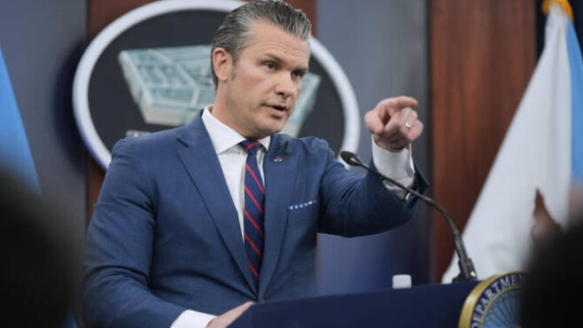 Hegseth tells Israel to press on ‘until the end’, Israeli defense ministry says｜Arab News Japan