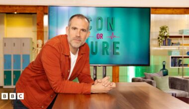 Dr Xand on the set of Con or Cure