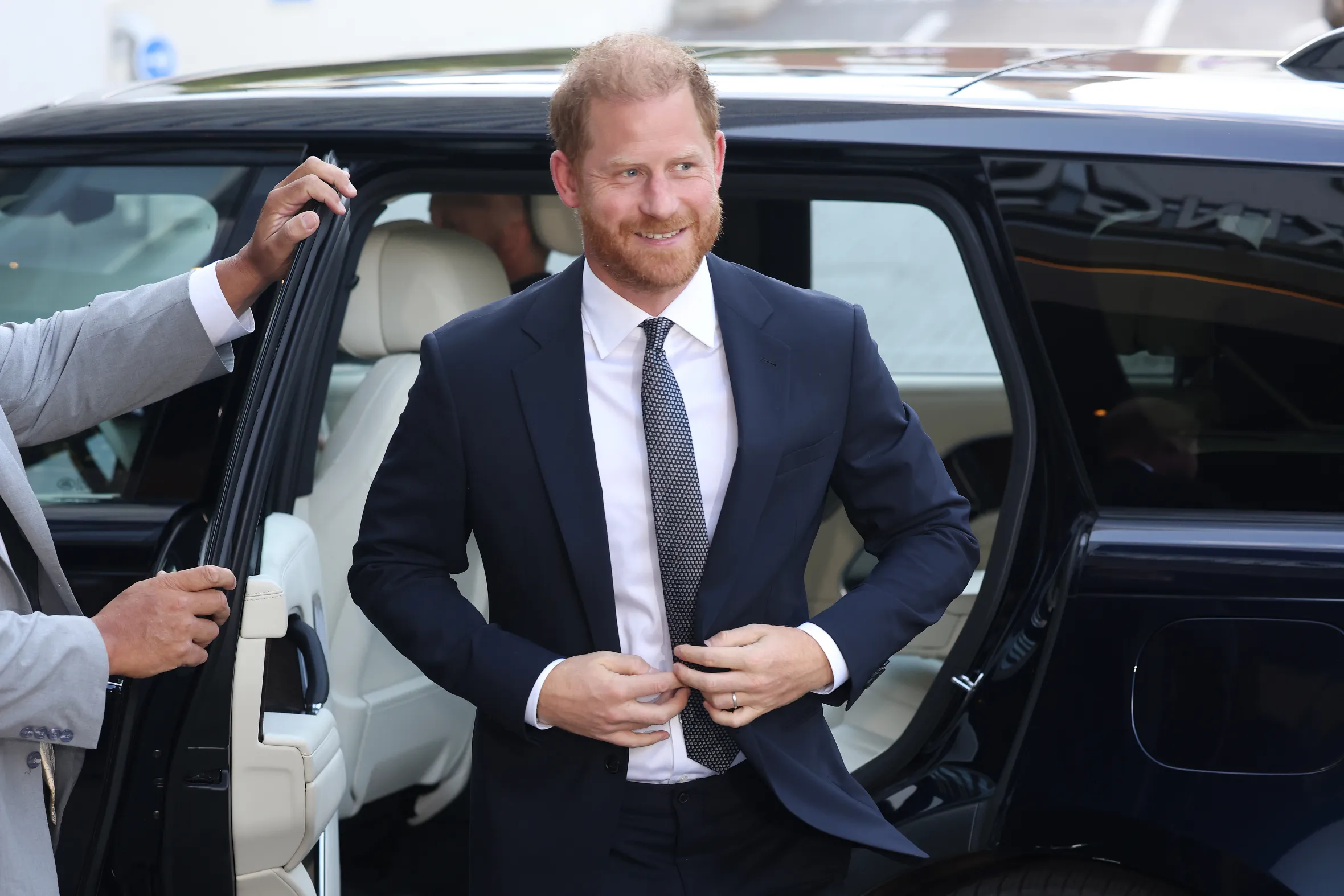 Prince Harry arriving at the WellChild Awards 2025.