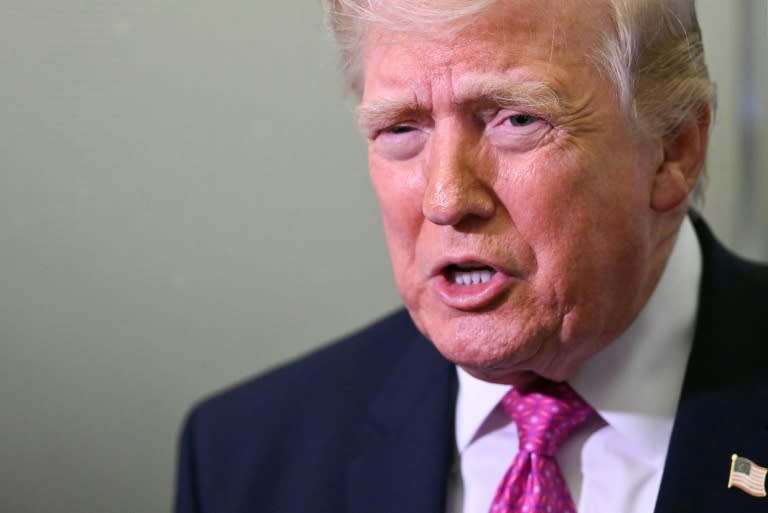 US President Donald Trump expressed confidence that a negotiated settlement would soon be reached but warned that if it was not -- or if Iran continued to block the Strait of Hormuz to most sea traffic -- US forces would 'blow up' Kharg Island and all of Iran's oil wells and electricity generation (Mandel NGAN)