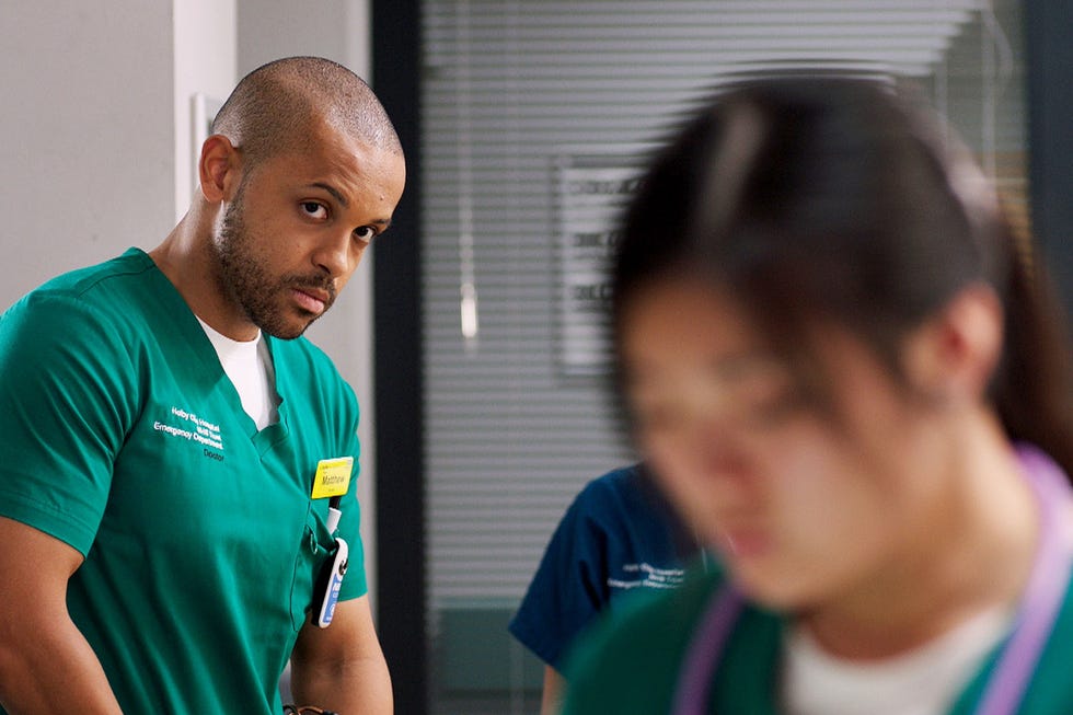 matty linlaker, casualty episode 10