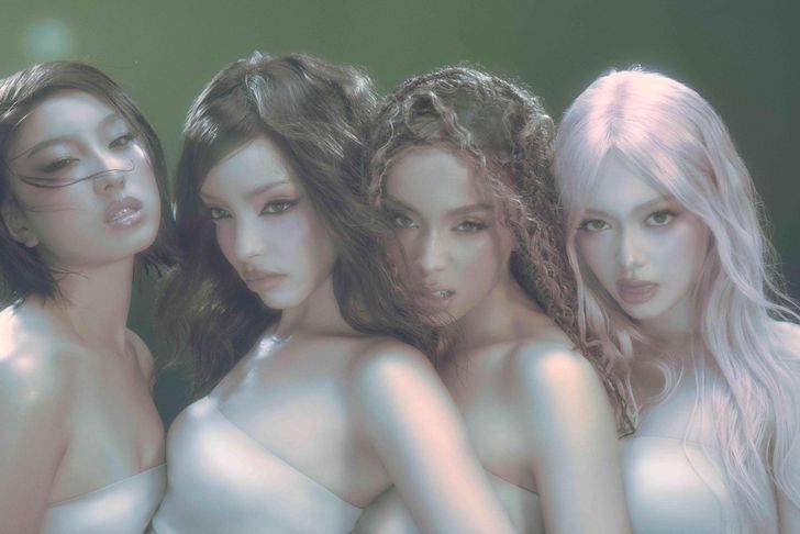 From left, GIRLSET members Lexi, Camila, Savanna and Kendall / Courtesy of JYPE