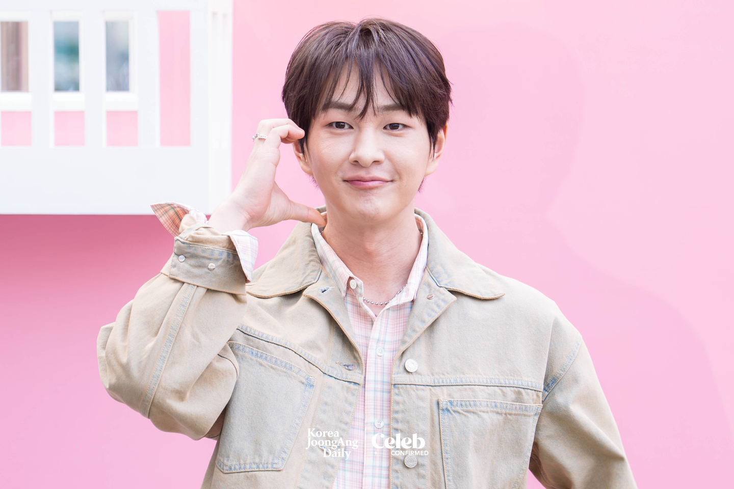Onew during a press event for the release of his fifth EP “Tough Love,” at Yeonghwa 104 in Seongdong District on March 9 [DANIELA GONZALEZ PEREZ]
