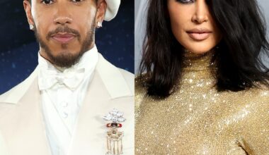 Lewis Hamilton Reacts to Kim Kardashian Red Carpet Look