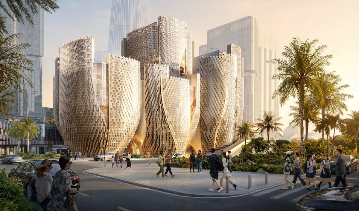 Büro Ole Scheeren wraps Shenzhen art museum in glass tubes | News